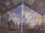 Claude Monet Gare Saint-Lazare (nn02) oil painting reproduction